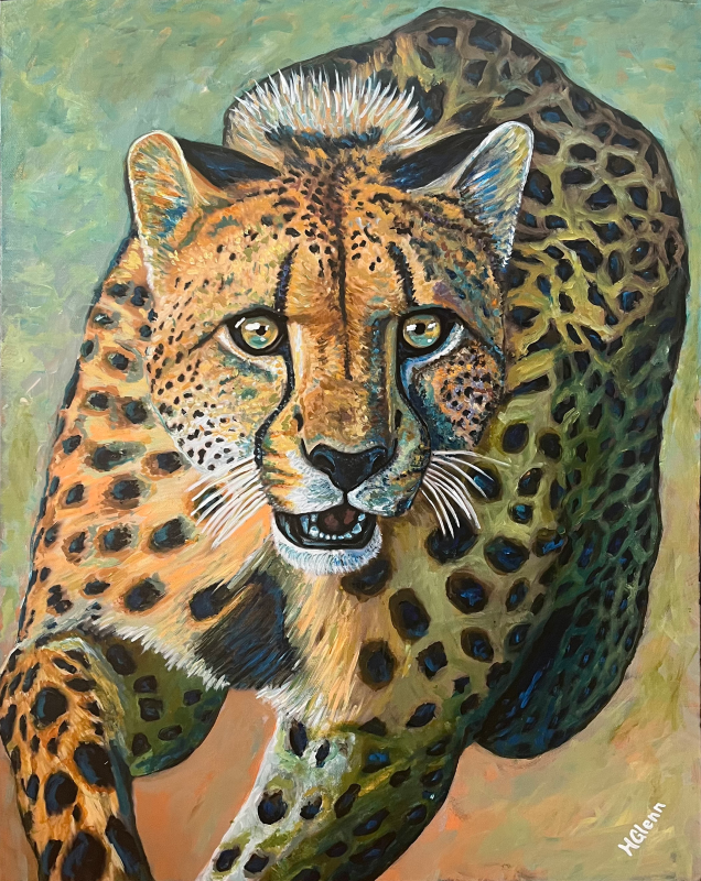 Cheetah by artist Holly Glenn